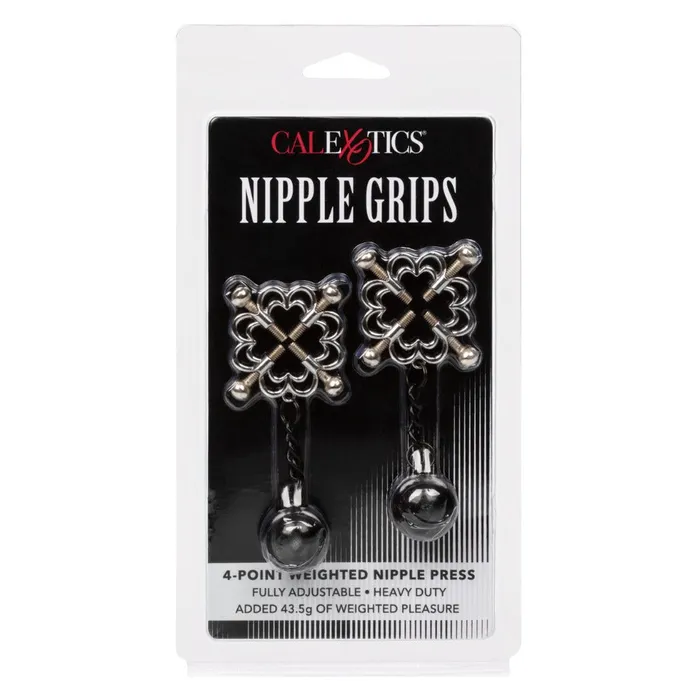 Female Sex Toys Nipple Grips 4Point Weighted Nipple Press California Exotic