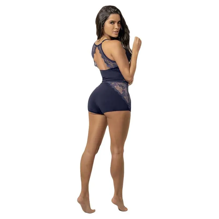 Couples iloveexcitement Mapale TwoPiece Pajamas with Eyelash Lace Details Couples iloveexcitement Mapale TwoPiece Pajamas with Eyelash Lace Details