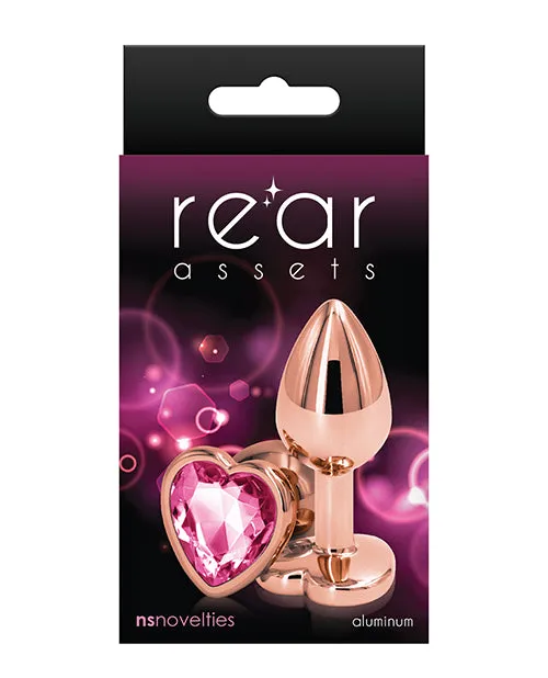 Ns Novelties INC Anal Rear Assets Rose Gold Heart Small