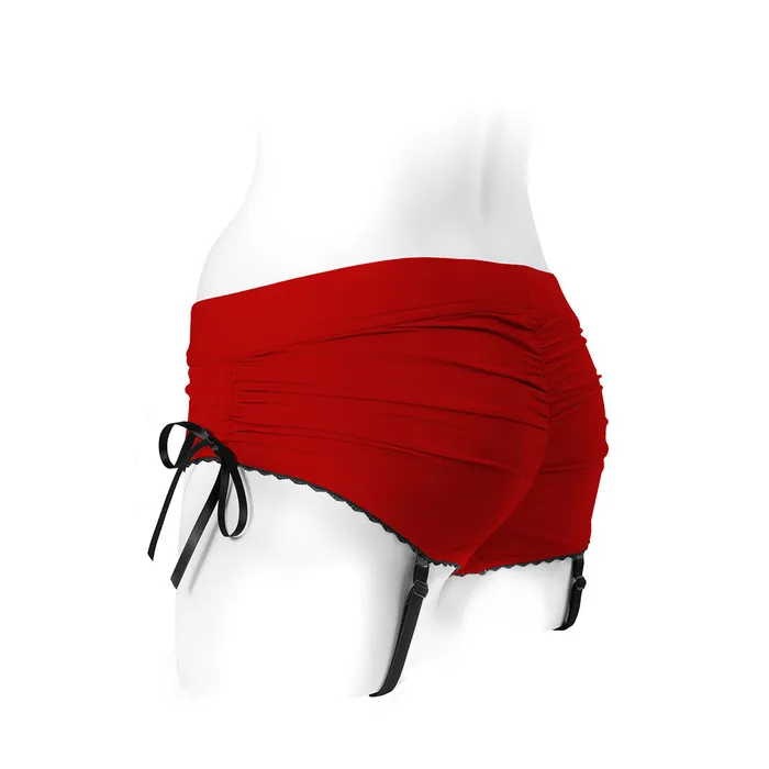 SpareParts Vibrators Spareparts Sasha Harness RedBlk Nylon XS