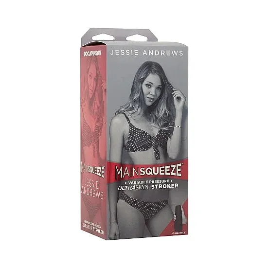 Main Squeeze Male Sex Toys Main Squeeze Jessie Andrews Ultraskyn Realistic Vagina Masturbator
