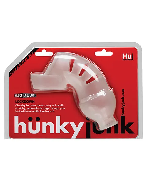 Male Sex Toys Oxballs Hunky Junk Lockdown Chastity Ice