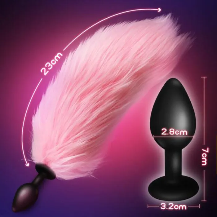 Anal House of Dasein Butt Plug Tails Glowing Fur Fox Anal Tail Butt Plug Cosplay Bdsm Pet Play Fetish