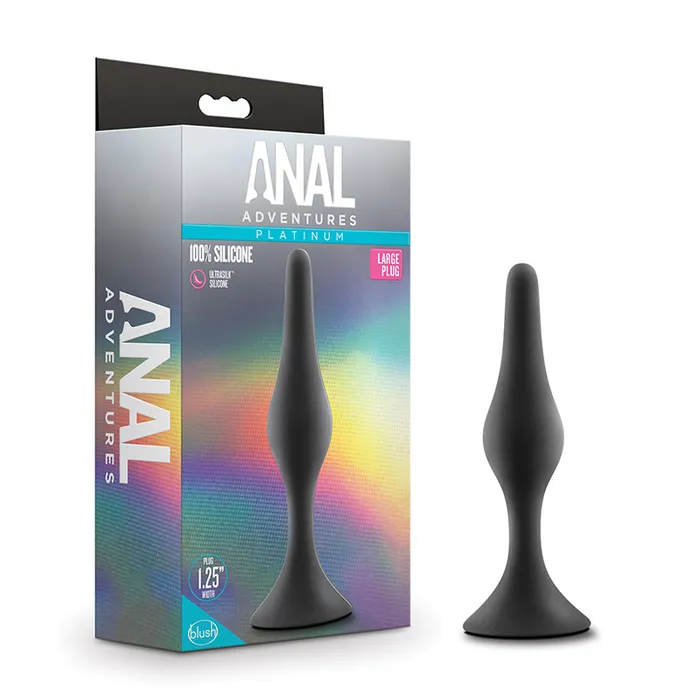 Blush Anal Anal Adventu Plat Sil Begin Plug Lg Bk