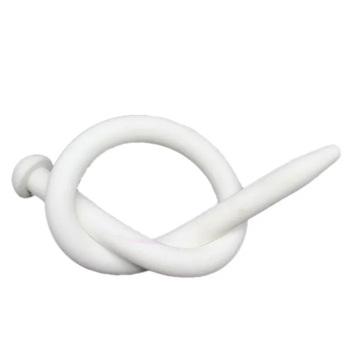 Couples CHASTITY CAGE CO White Mushroom Head 7Piece Sounding Kit