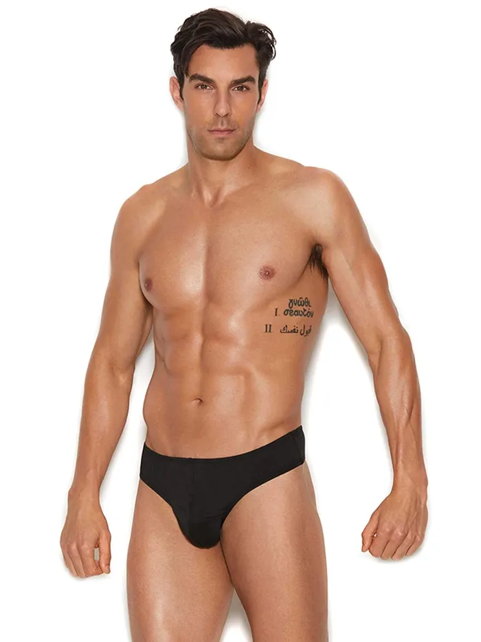 Elegant Moments Mens Black Thong Back Underwear Brief Small Med Elegant Moments Anal Elegant Moments Mens Black Thong Back Underwear Brief Small Med Elegant Moments Anal