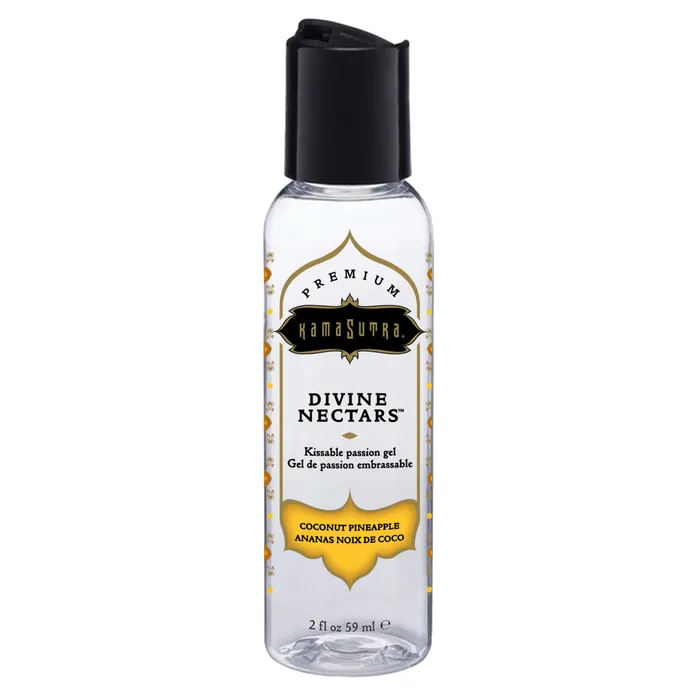 Kama Sutra Dildos Divine Nectars Flavored Body Glide Vanilla Creme 2 Fl Oz 59Ml