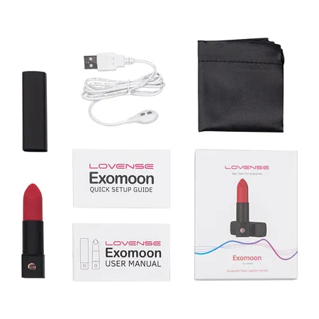Lovense Exomoon Bluetooth Mini Lipstick Vibrator Lovense Female Sex Toys