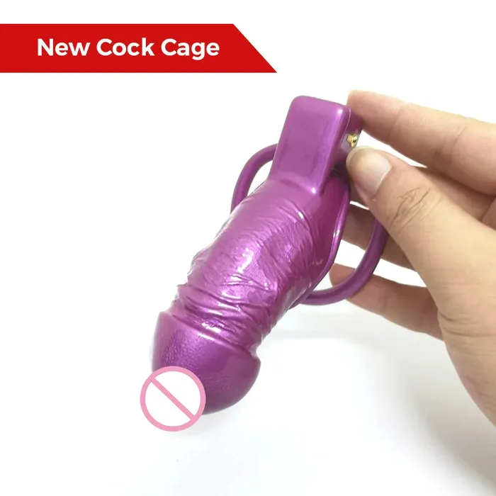 Mistress Shiny Penis Chastity Cage CHASTITY CAGE CO Male Sex Toys