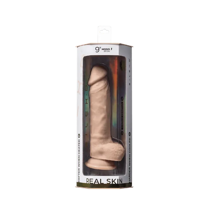 Silexd Model 1 Real Skin Liquid Silicone 9 Flesh Vice Distribution Dildos