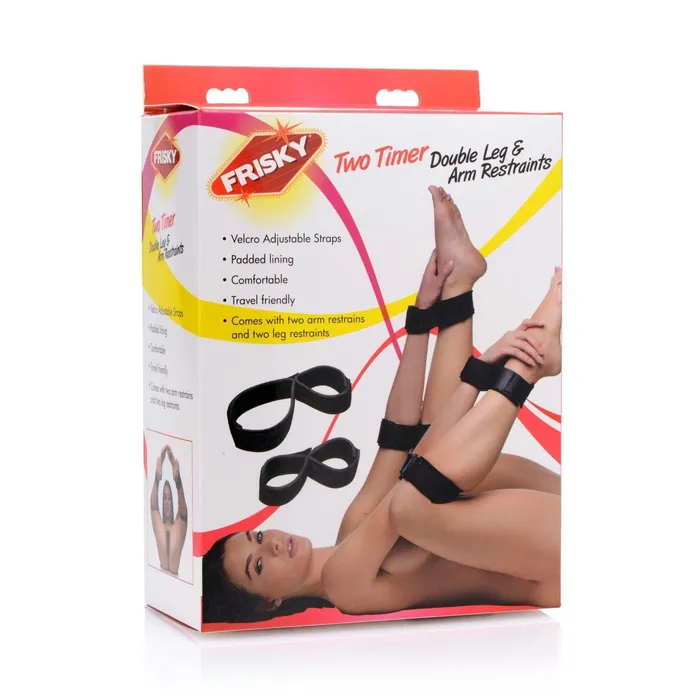 Two Timer Double Leg and Arm Restraints Frisky Dildos Two Timer Double Leg and Arm Restraints Frisky Dildos