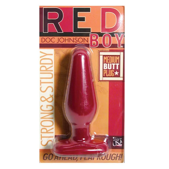Vibrators Doc Johnson Red Boy Medium Red