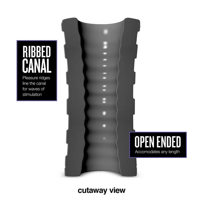 Blush M Elite Hekx Platinum Silicone Stroker Male Sex Toys