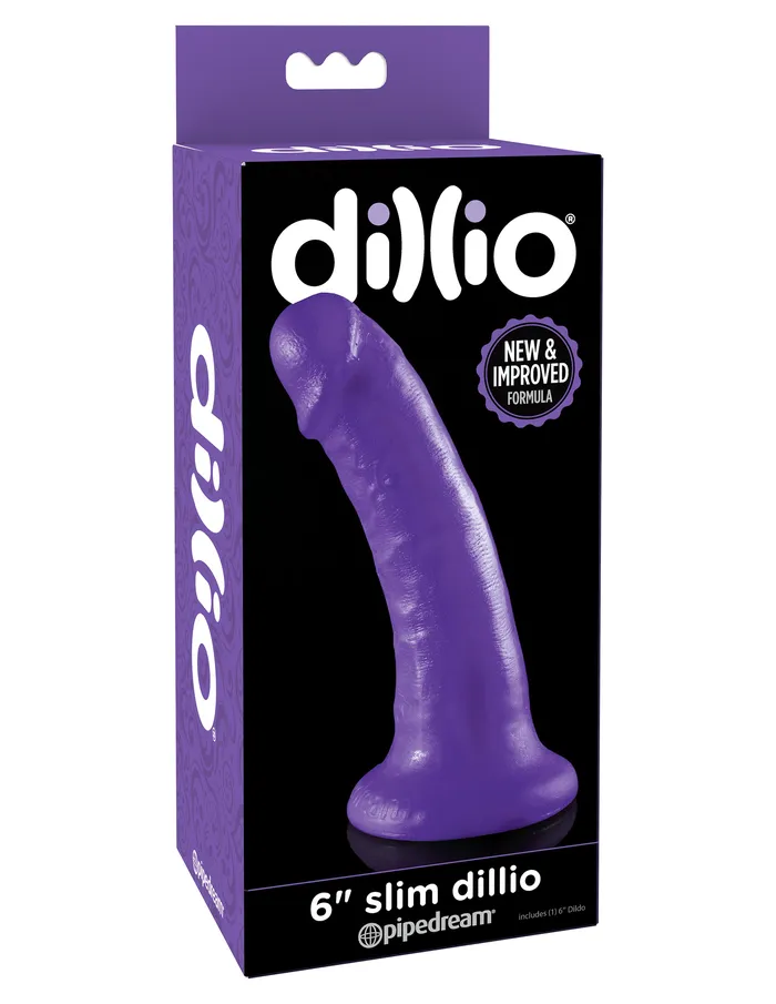 Dildos DILLIO 6 INCH SLIM DILDO PIPEDREAM