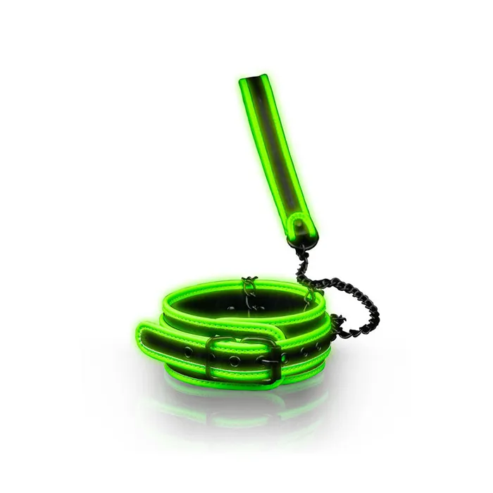 Dildos SHOTS OUCH GLOW IN THE DARK COLLAR AND LEASH Dildos SHOTS OUCH GLOW IN THE DARK COLLAR AND LEASH