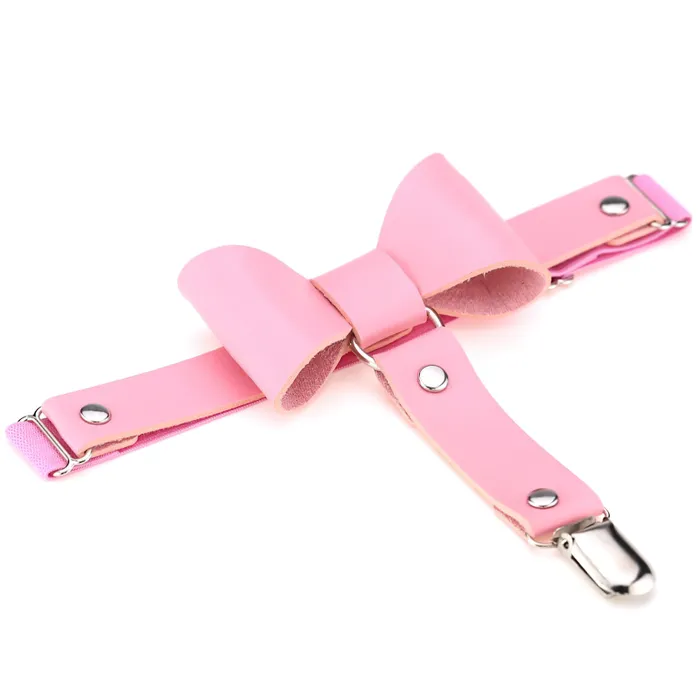 EVEs SECRETS Female Colorful PU Leather Stockings Garter Belts Womens Retro Rivet Lace Body Harness Female Sex Toys
