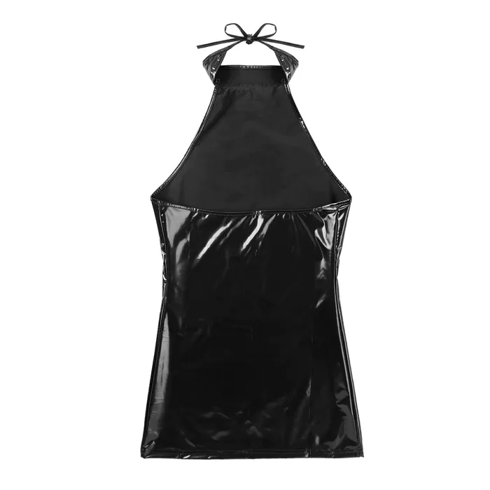 EVEs SECRETS Sexy Wetlook Mini Dress for Women Bodycon Skinny Sleeveless Dress Female Sex Toys
