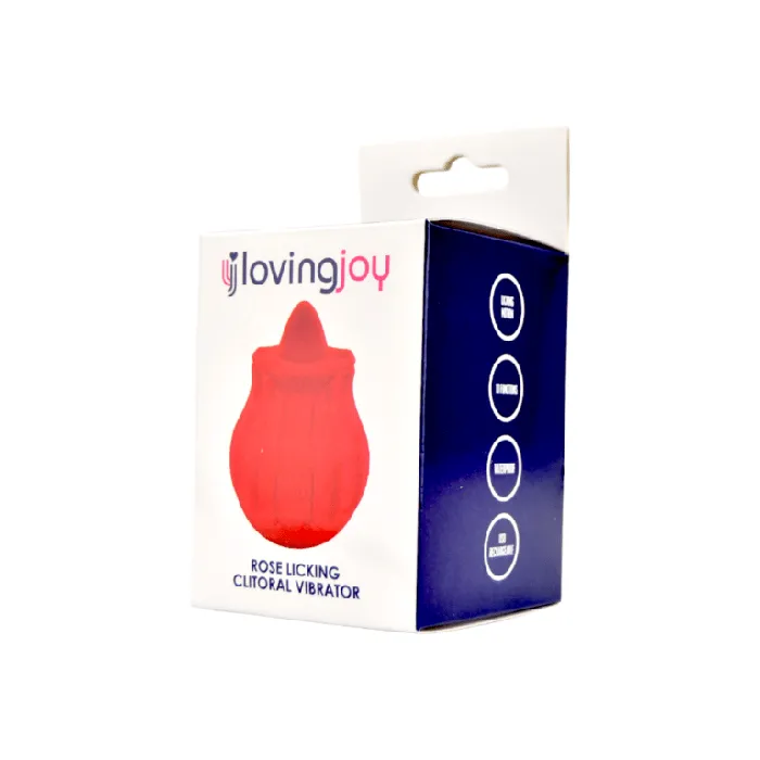 Female Sex Toys 1on1 Licking Rose RoseShaped Vibrator with 10 Functions USB Rechargeable