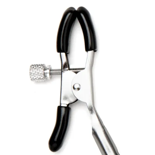 Female Sex Toys Lux Fetish Lux Fetish Adjustable Nipple Clips with Chain