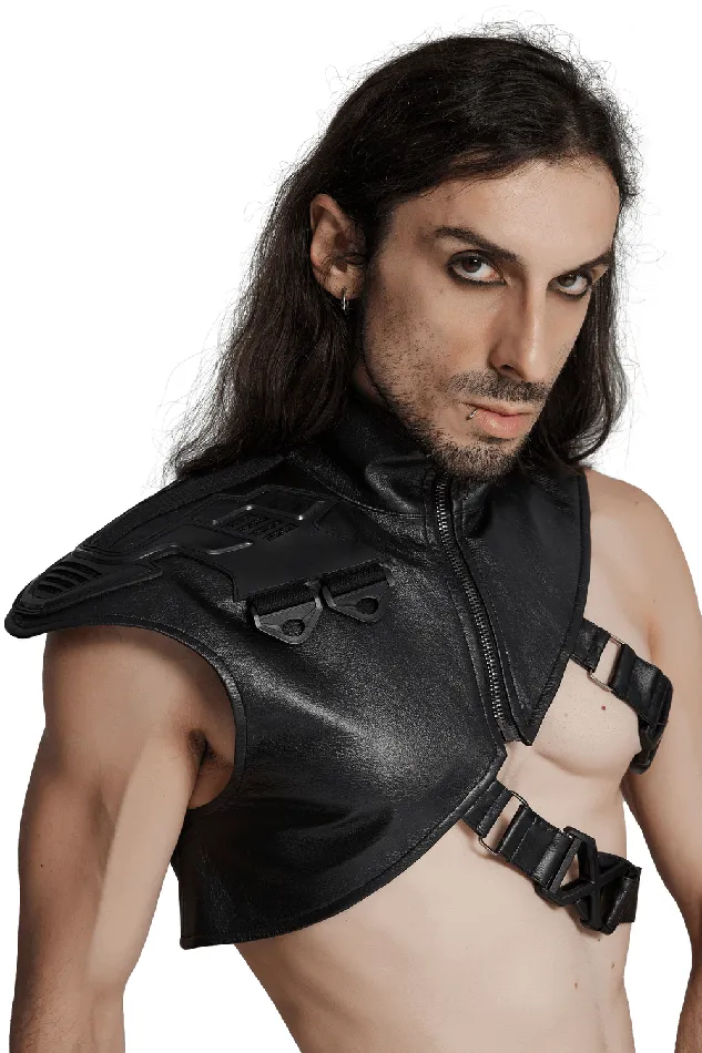 Male Sex Toys EVEs SECRETS Adjustable Buckle Cyberpunk Shoulder Armor for Bold Style Male Sex Toys EVEs SECRETS Adjustable Buckle Cyberpunk Shoulder Armor for Bold Style