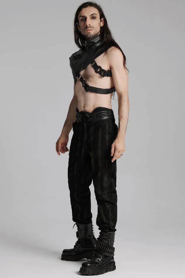 Male Sex Toys EVEs SECRETS Adjustable Buckle Cyberpunk Shoulder Armor for Bold Style