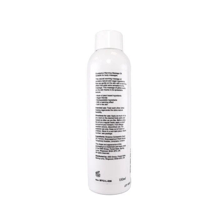 Me You Us Couples Natural Warming Massage Oil 150ml Vegan GlutenFree