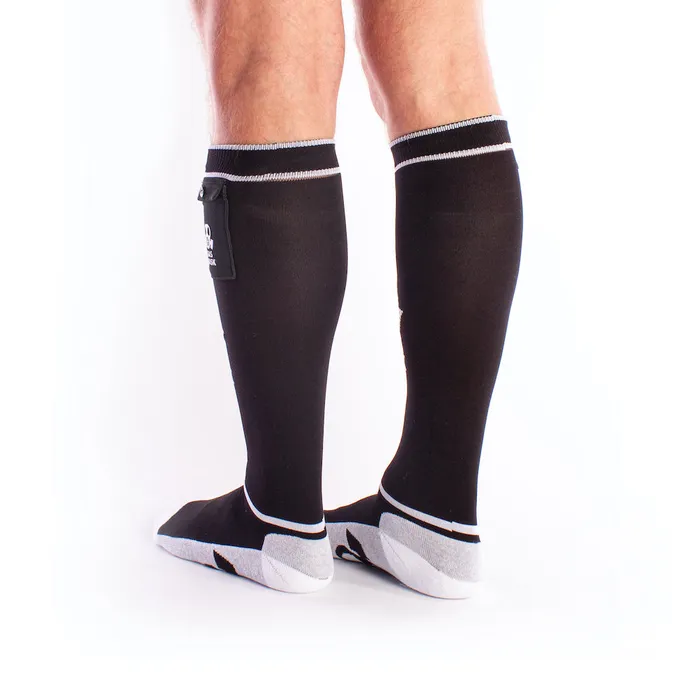 Brutus Gas Mask Socks BlackWhite Brutus Anal