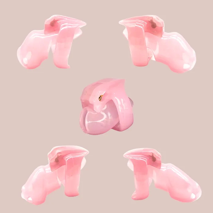 HT V4 Pink Chastity Device House of Chastity Vibrators