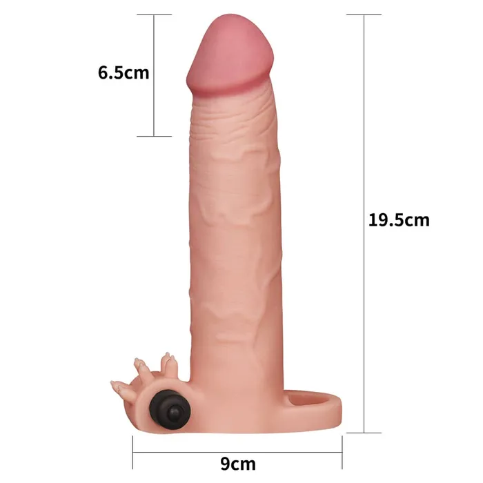 LOVETOY Add 3 Pleasure X Tender Vibrating Penis Sleeve Male Sex Toys