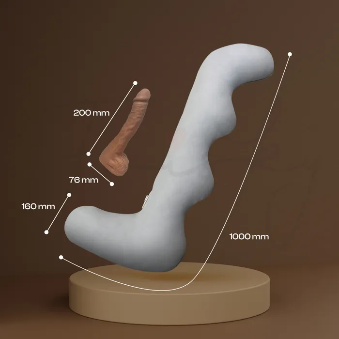 Passion Saddle Female Riding Hugging Bolster With Detachable Remote Control Realistic Dildo Vibrator FRISKY BUSINESS SG Female Sex Toys