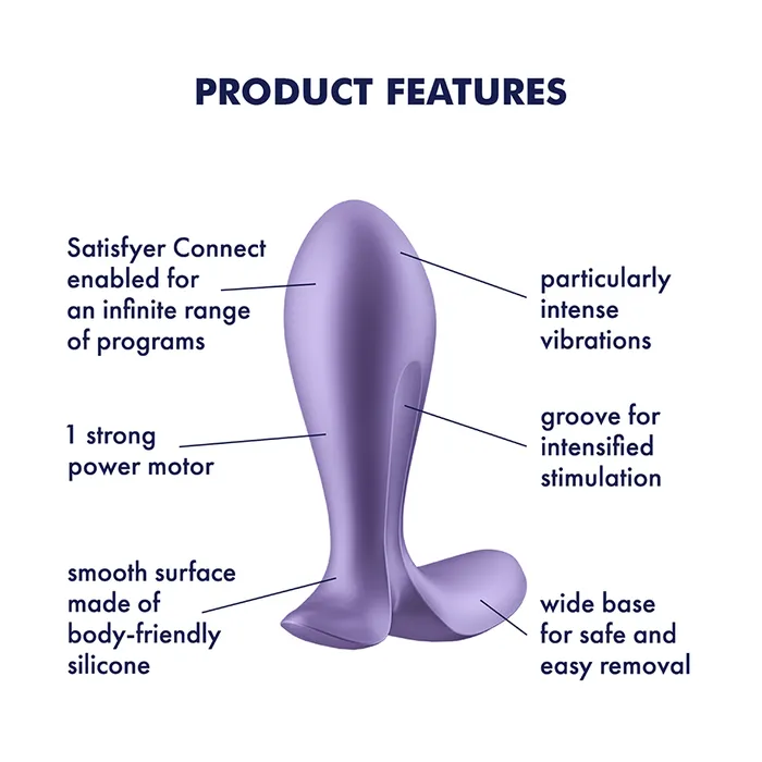 Satisfyer Vibrators Satisfyer Intensity Plug Connect App Vibrator