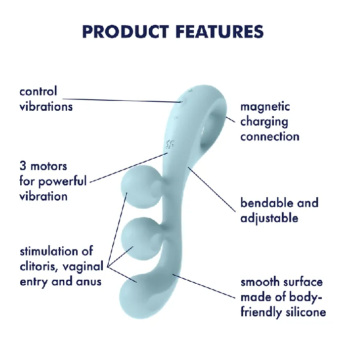 Satisfyer Vibrators Satisfyer Tri Ball 2 3 Motor Multi Vibrator